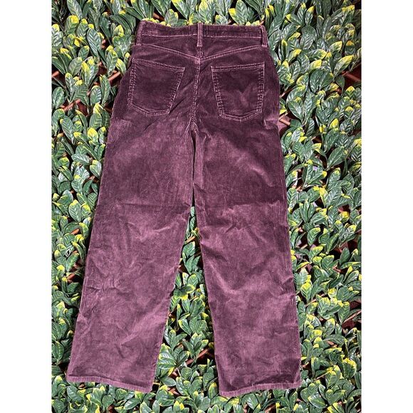 Universal Thread High Rise Wide Leg Purple Corderoy Pants Size 10 - Picture 4 of 4